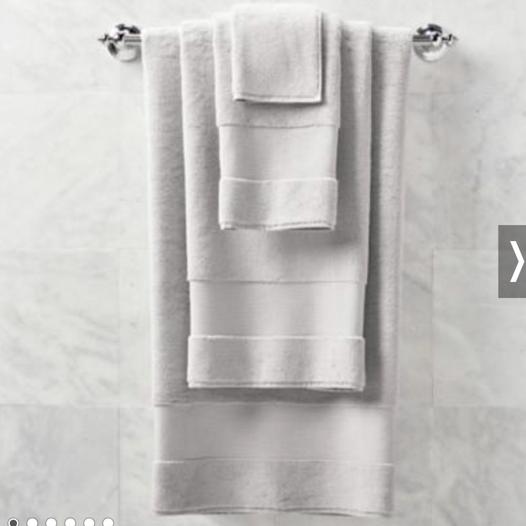 Fog Color Resort Cotton Wash Cloths (set of 2)