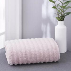 Sonoma Goods For Life® Quick Dry Ribbed Bath Sheet - Soft Pink