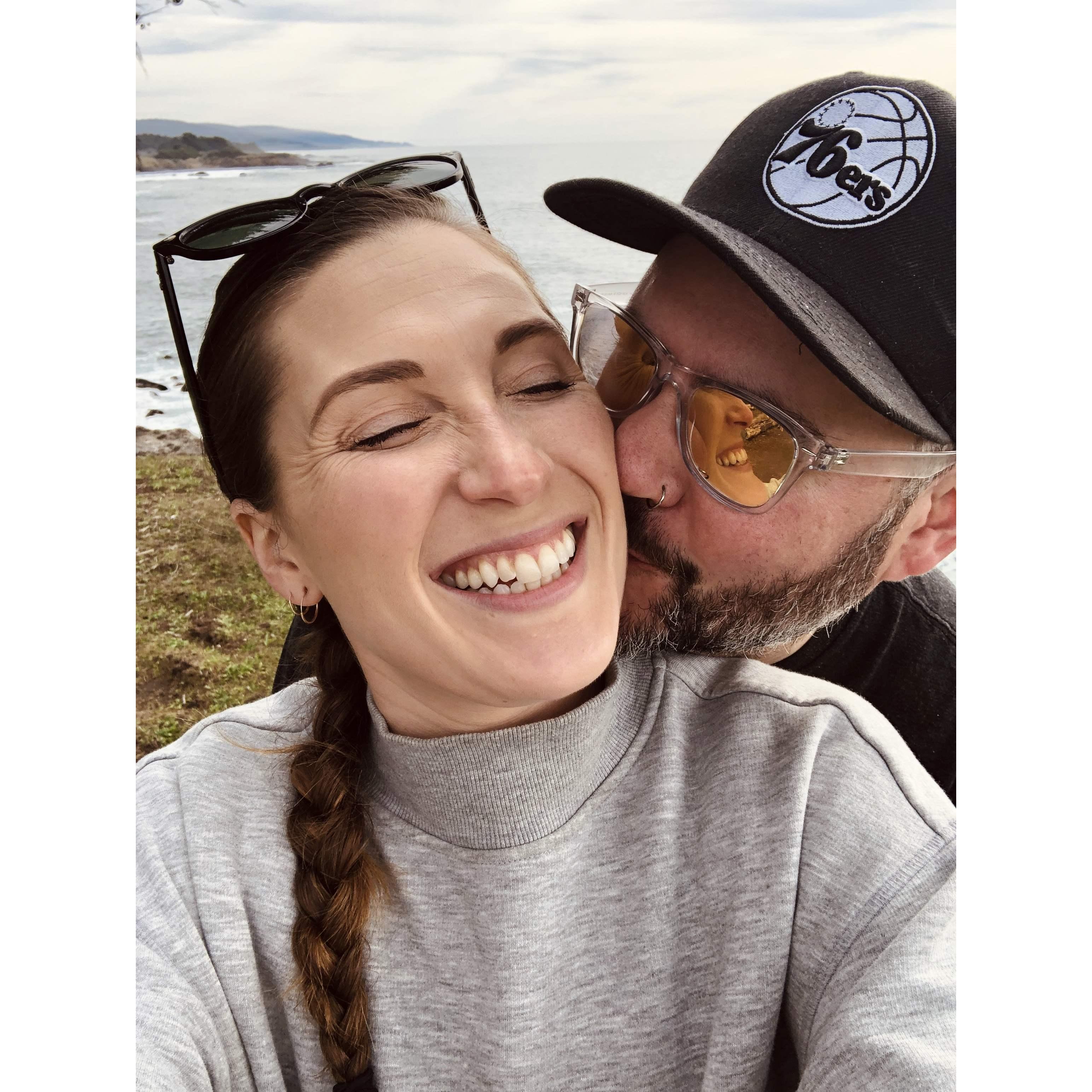 Our first trip together to The Sea Ranch