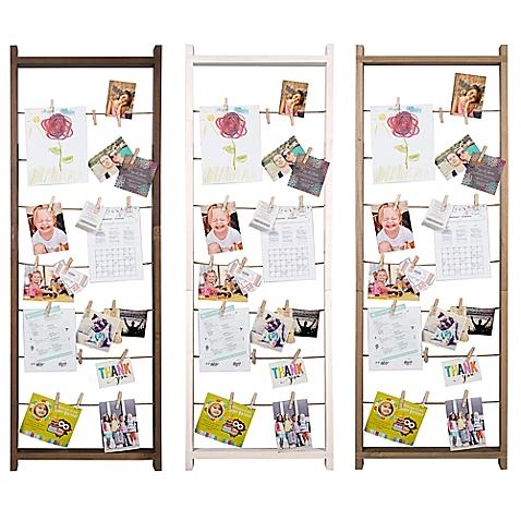 Burnes of Boston 5-Foot Ladder Collage Frame with Clips in Natural
