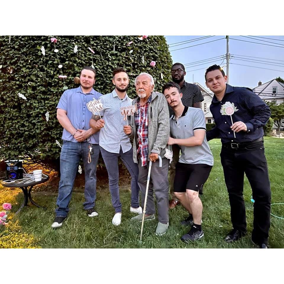 The guys and Poppy!
