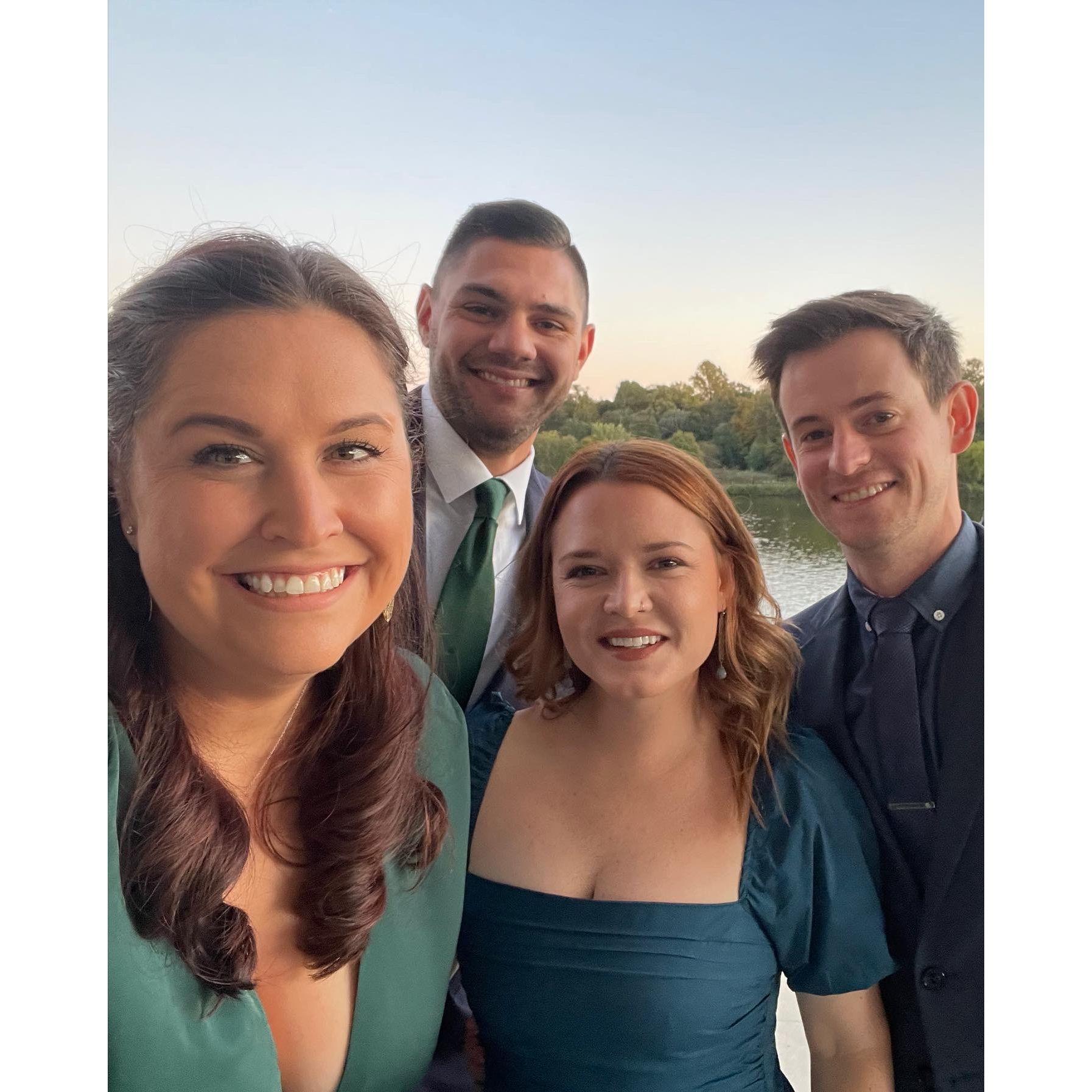 Wedding fun with two of our favorite people!