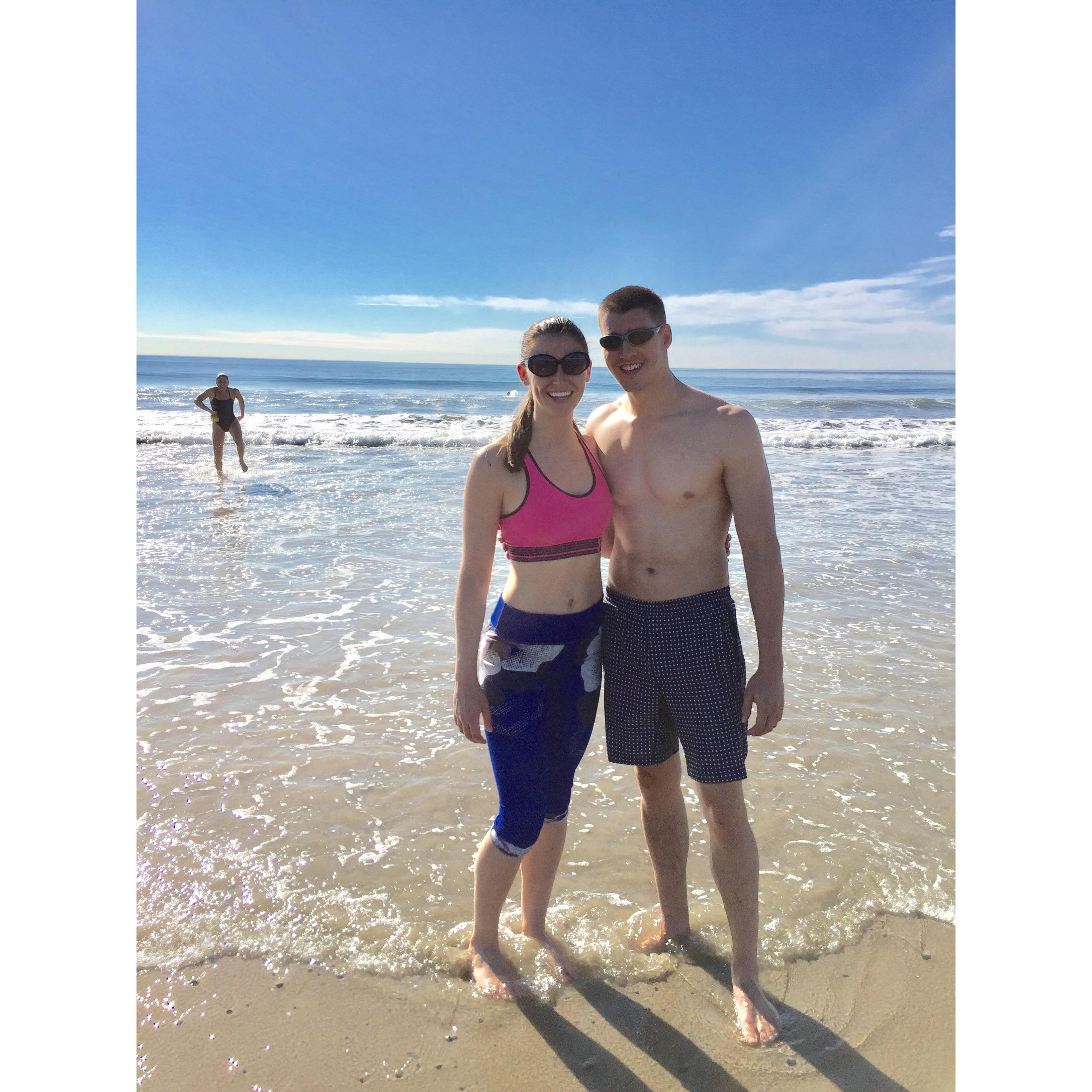 New Years Day 2017, Will Rogers Beach, CA