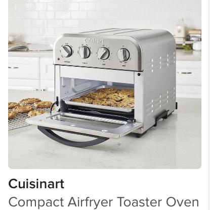 Cuisinart - compacr airfryer toasted oven