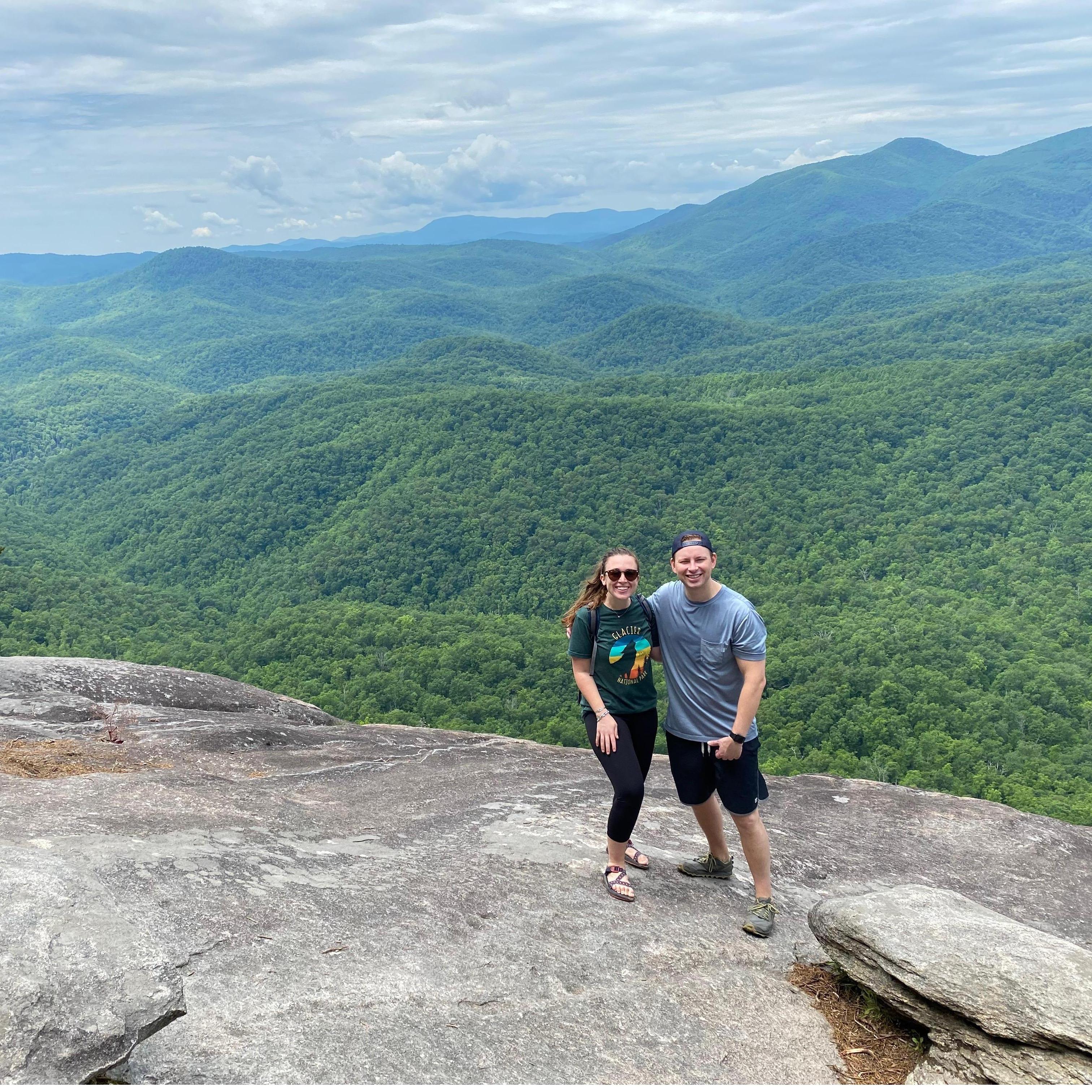 Blue skies in Asheville, NC
