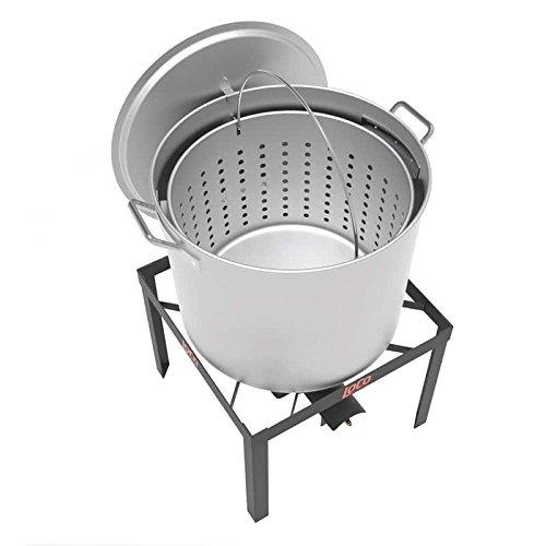 LoCo Cookers LCKT80 80qt Crawfish Kit, 80 quart, Silver