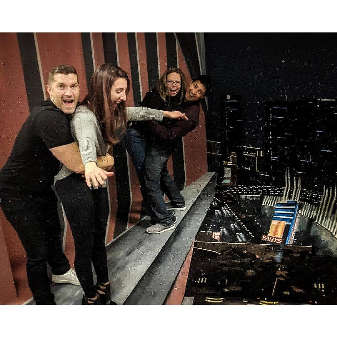 Donny, Danielle, Amy & Chris on the best night ever together in Vegas - epic laughter, deep conversations, and these amazing people.