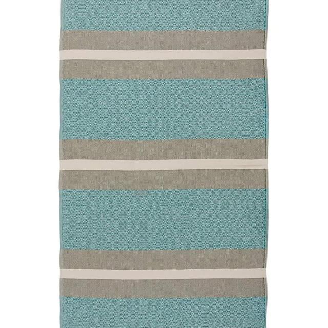 Sand Cloud Turkish Towel - Peshtemal Cotton - Great for Beach or as a Blanket - Dioche (Green)