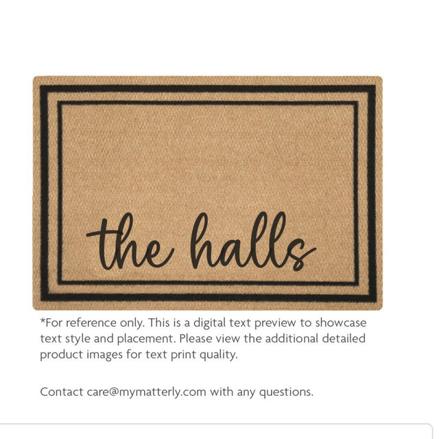 Personalized Doormat