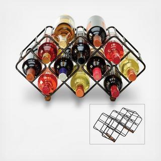 Gourmet Basics 12-Bottle Wine Rack