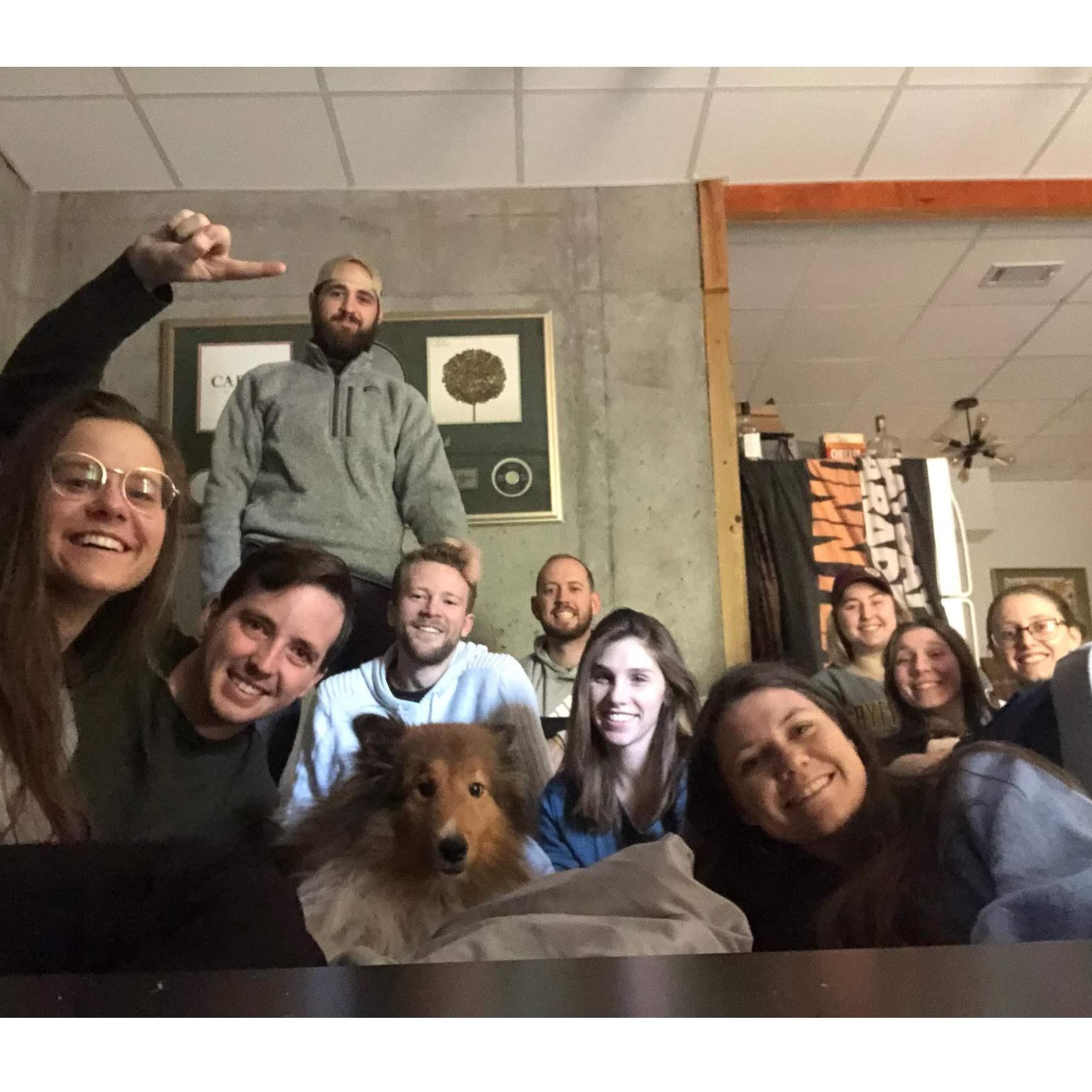 A Harry Potter movie marathon with some of our dearest friends that ran alongside our first few dates and the day we became officially boyfriend and girlfriend (October 31st).