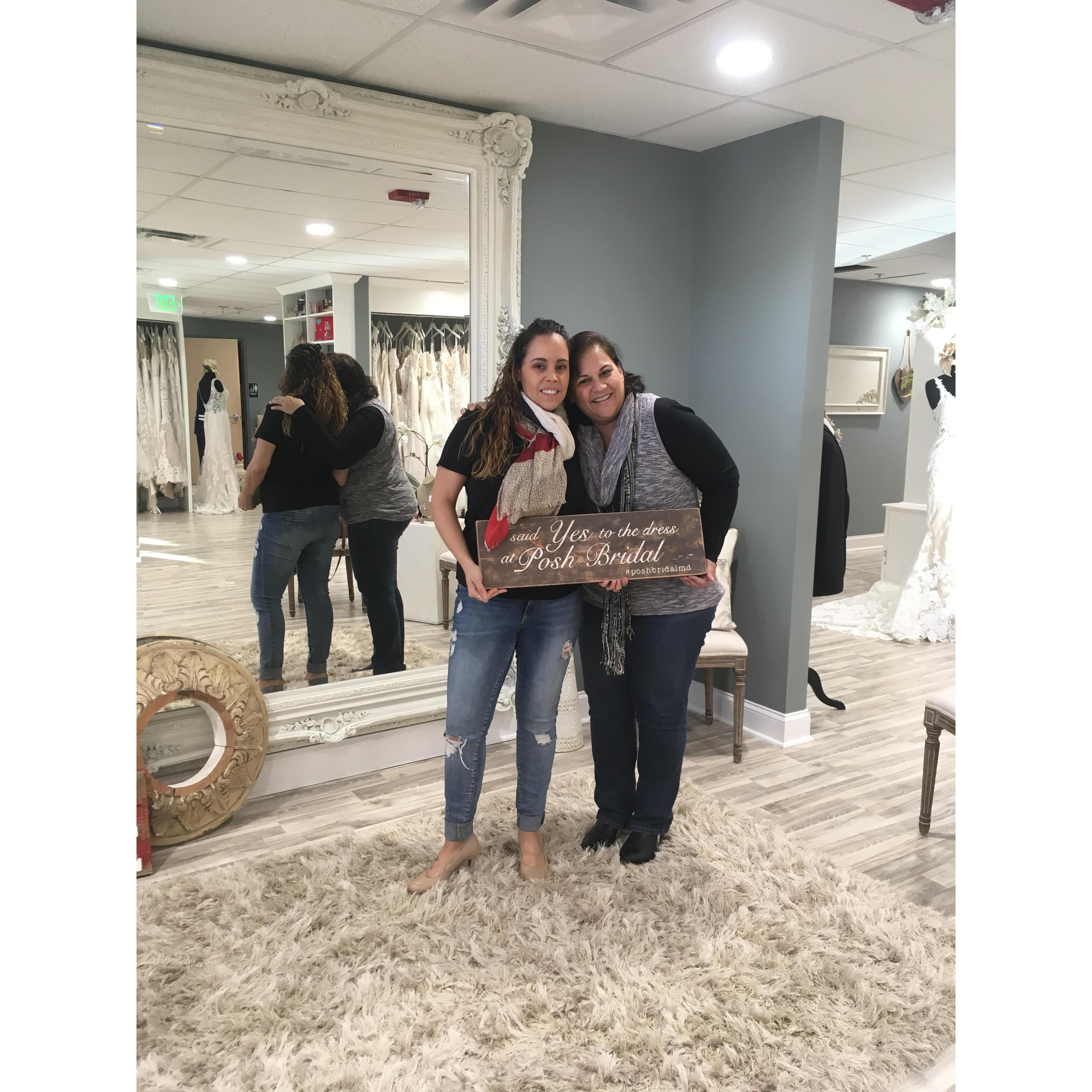 I said "Yes" to the dress