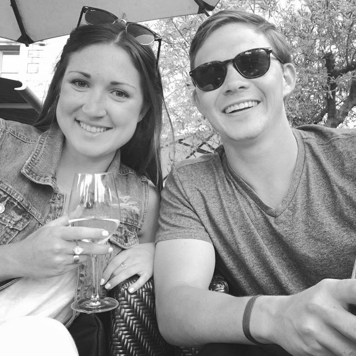 2016. Happy hour in Lausanne on our first euro trip.