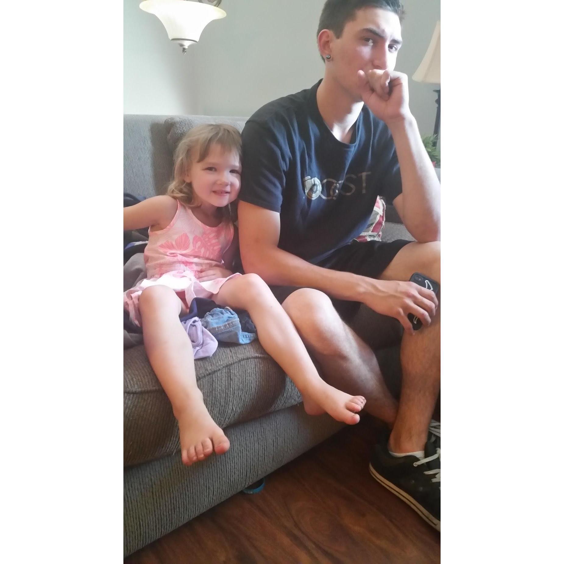 Ava and her bestie