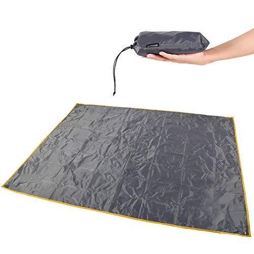 REDCAMP Waterproof Camping Tarp - 36"x83"/55"x83"/71"x83"/82"x82"/95"x83", 4 in1 Multifunctional Tent Footprint for Camping, Hiking and Survival Gear, Lightweight and Compact
