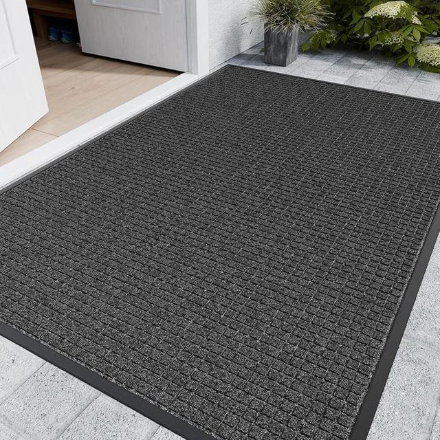 Futurwit Indoor Outdoor Front Door Mats, 72" x 48" Rubber Backing Non Slip Durable Welcome Floor Mats for Patio, Garage Entrance, Stain and Fade Resistant Commercial Doormats for High Traffic