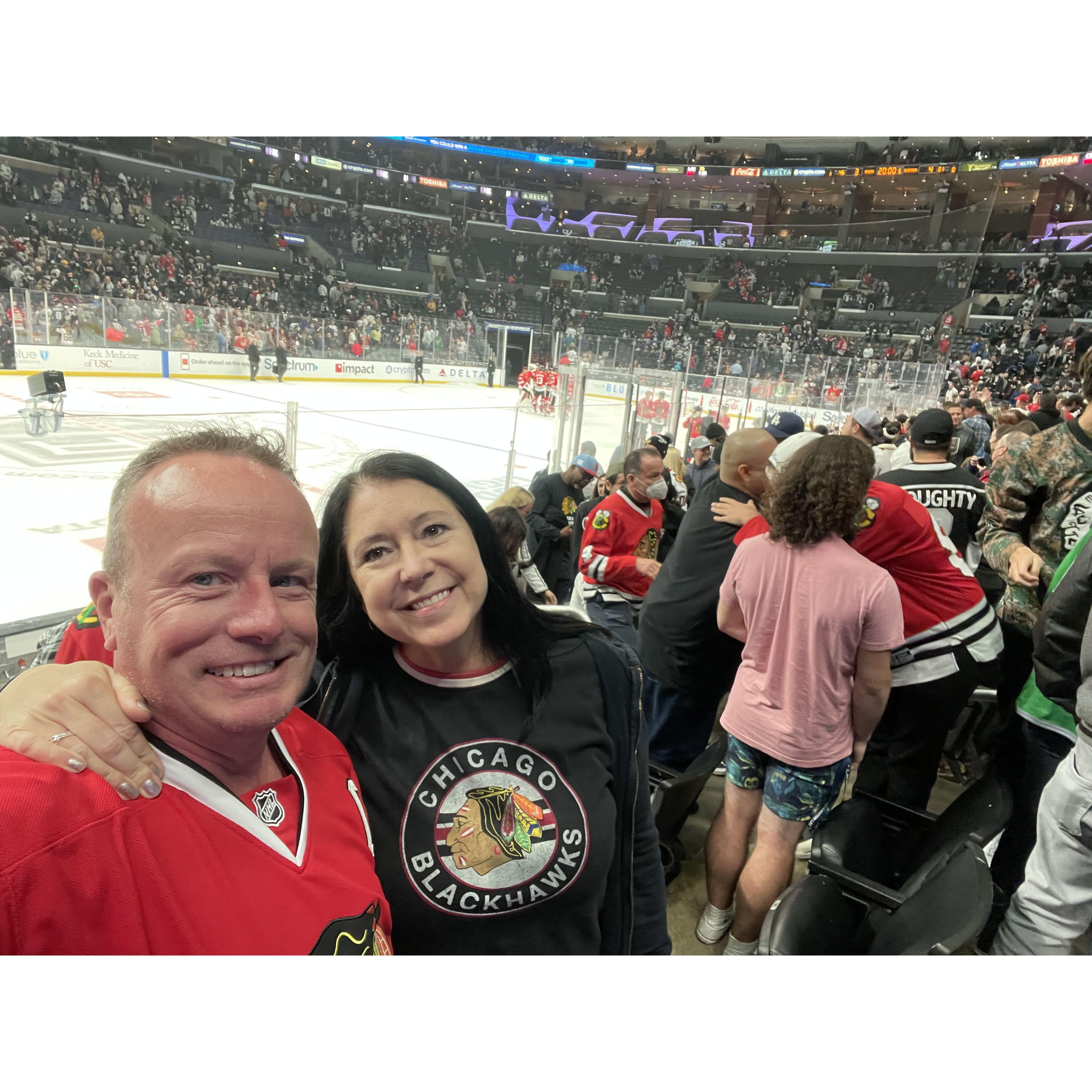 Best seats at a Blackhawks-Kings Game