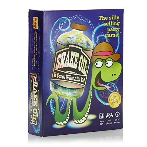 Snake Oil - The Silly Selling Party Game - Hilarious Fun for Families and Friends - New 2019 Edition