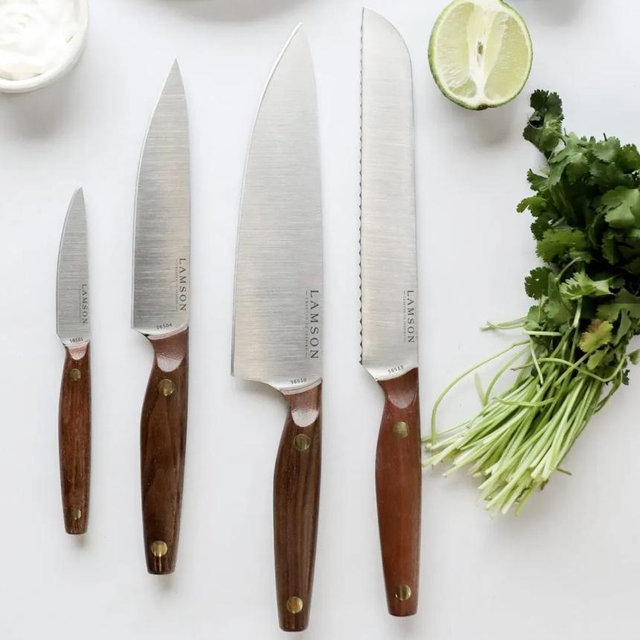 Lamson Vintage 4-Piece Deluxe Cook’s Set - Walnut