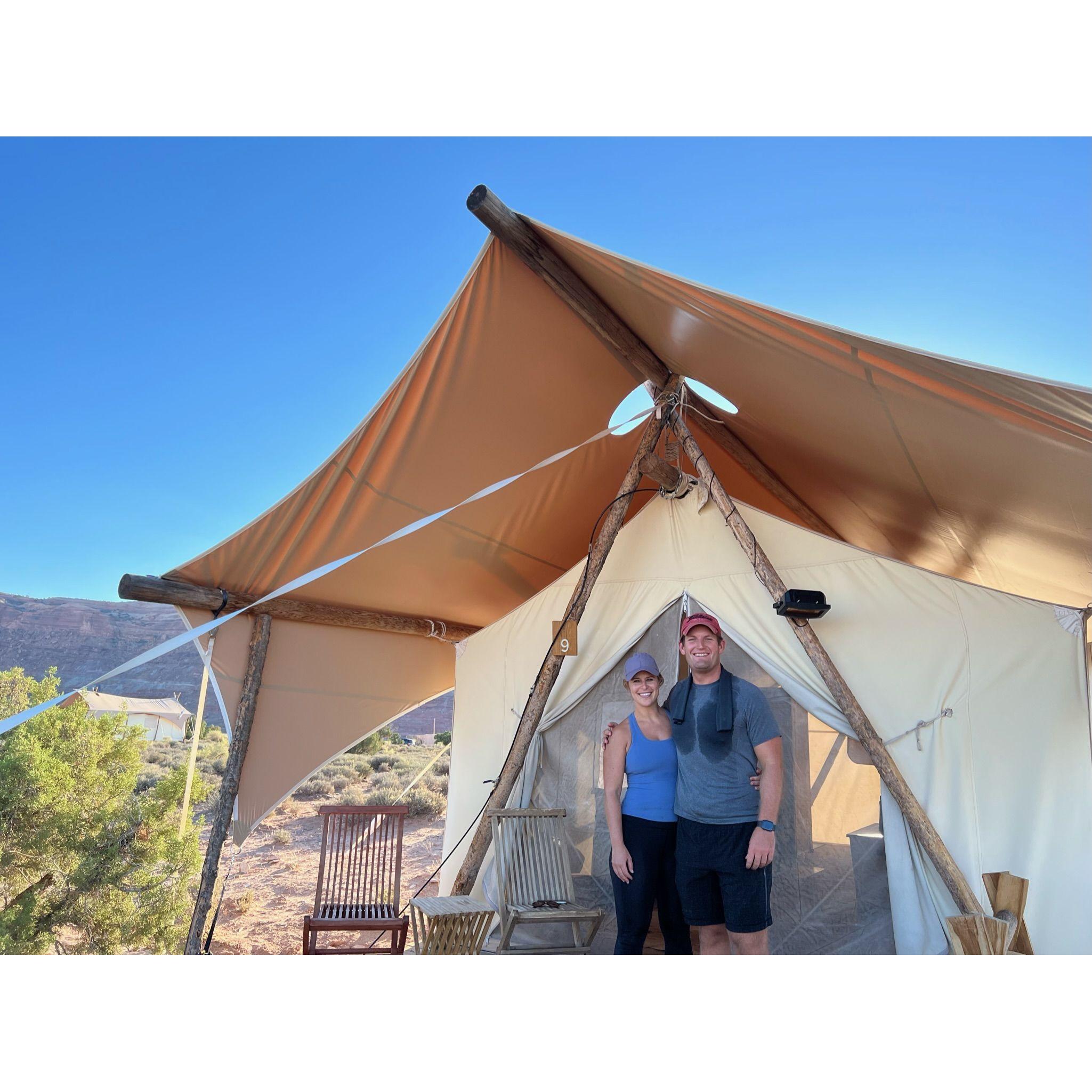 "Glamping" in the Moab Desert, UT Sep '22