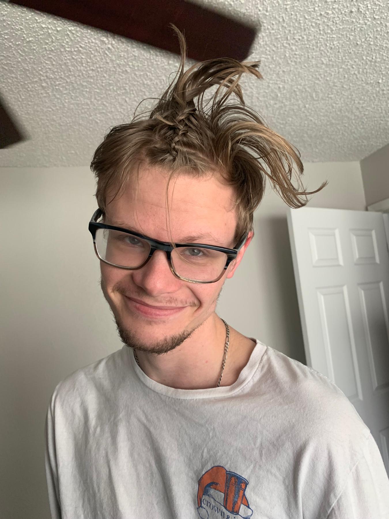 Tray braided Ryan’s hair and he did not approve