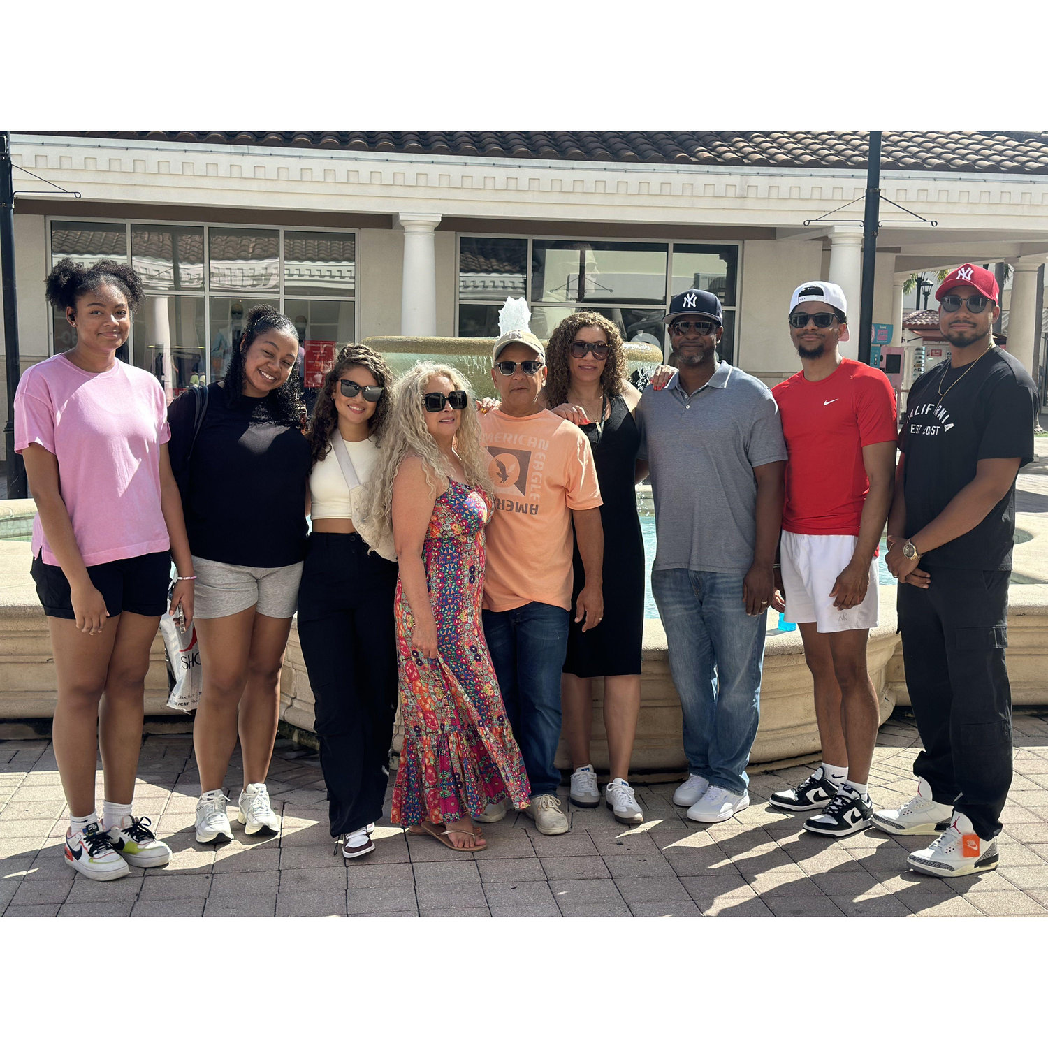Our families all together!