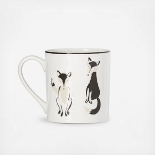 Forest Drive Fox Accent Mug