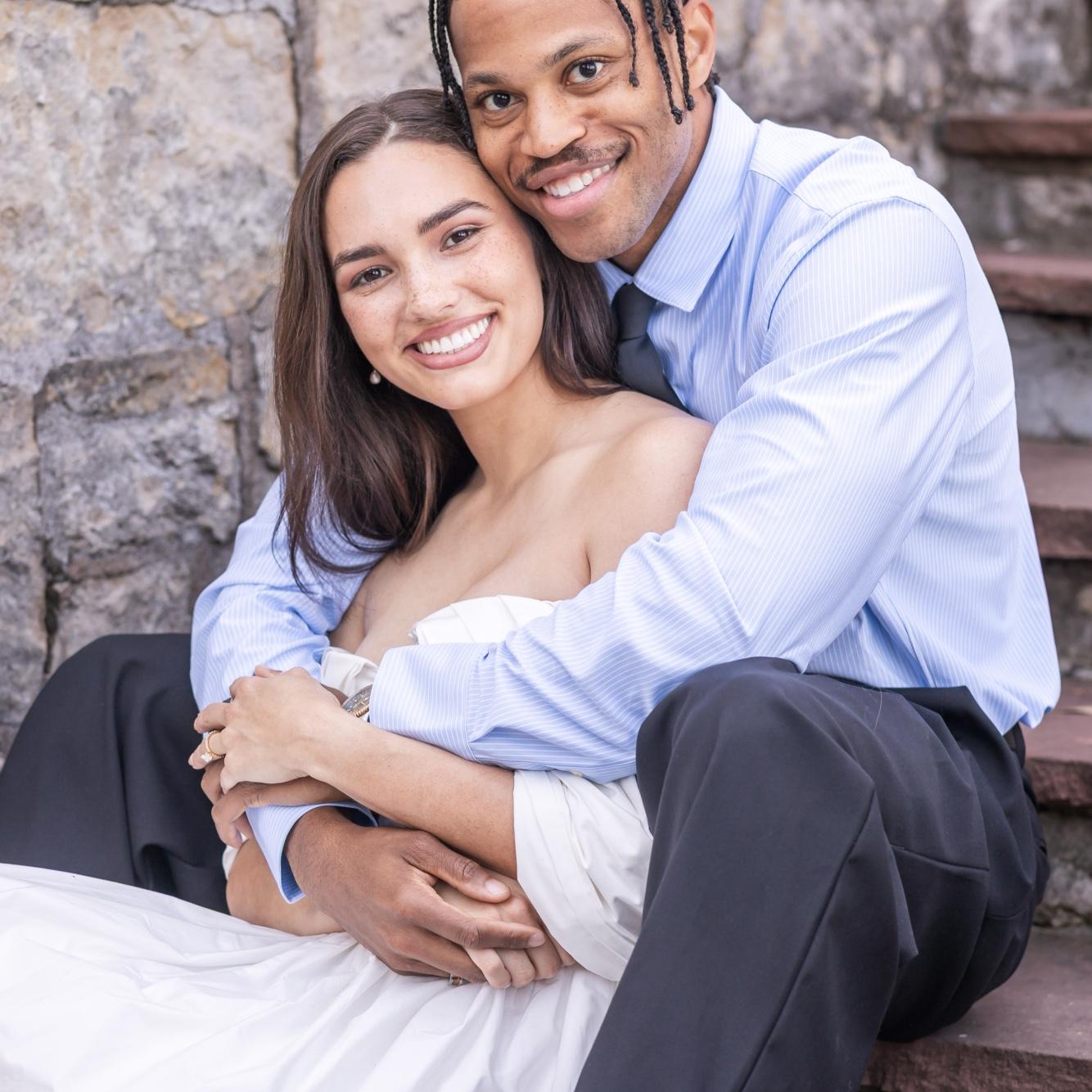 Lewis and Emily at the Dallas Arboretum