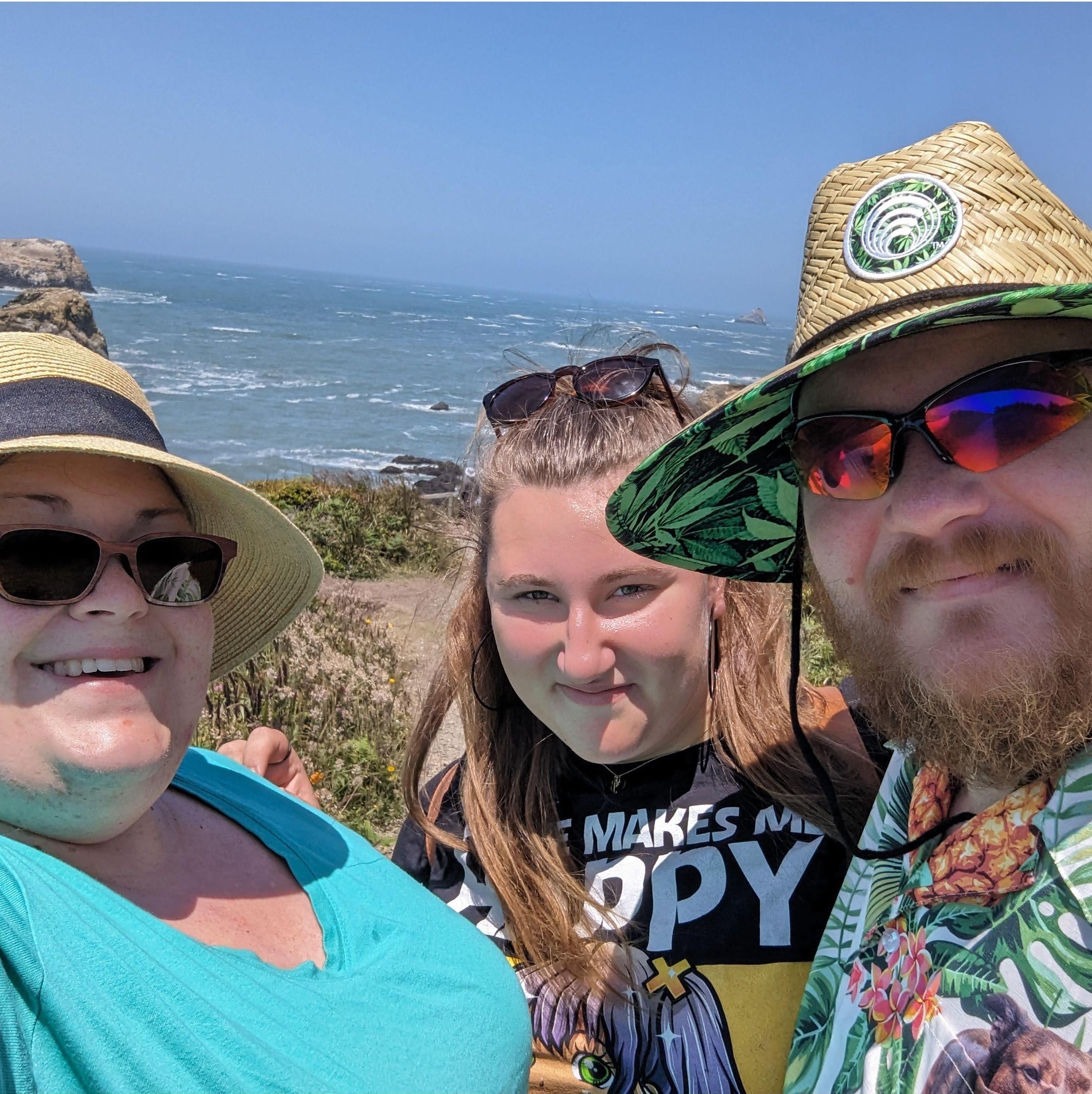 An easy hike out to Elk's Head in Trindad.
Sarah's family frequently visits this spot in rememberence of her father, Liborio Padula, and honorary uncle, Steve Linton.
