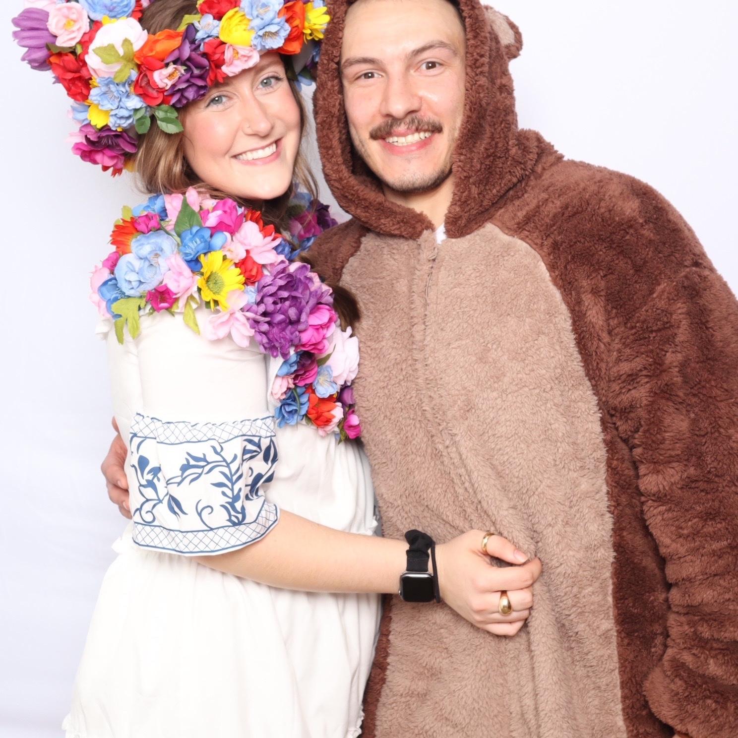 Halloween 2023! If you don’t get our costumes, watch the movie ‘Midsommar.’