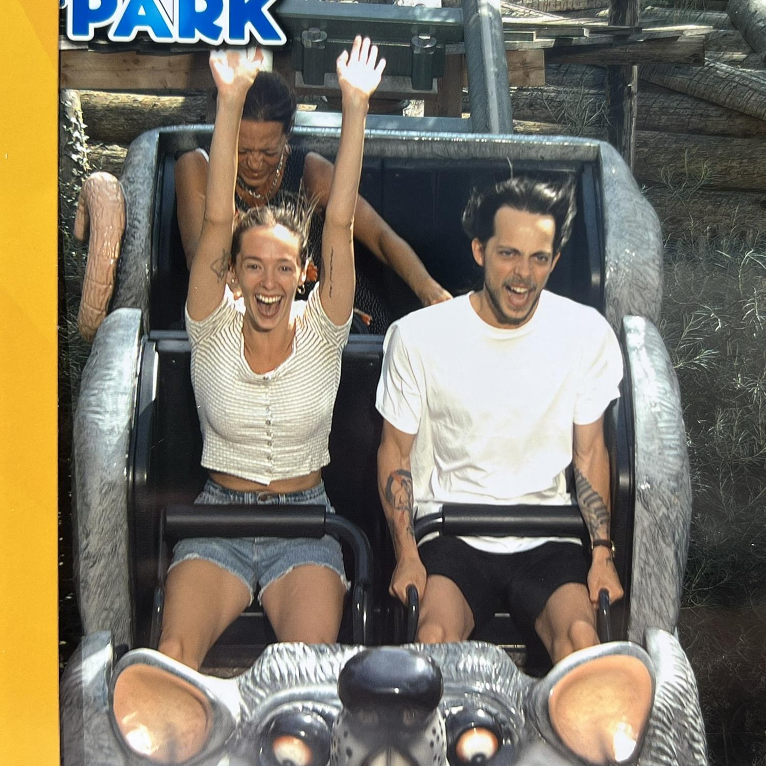 Brooke’s first time at Family Park in Austria! Krisztián’s mom is not a fan of roller coasters, but she did it for us!