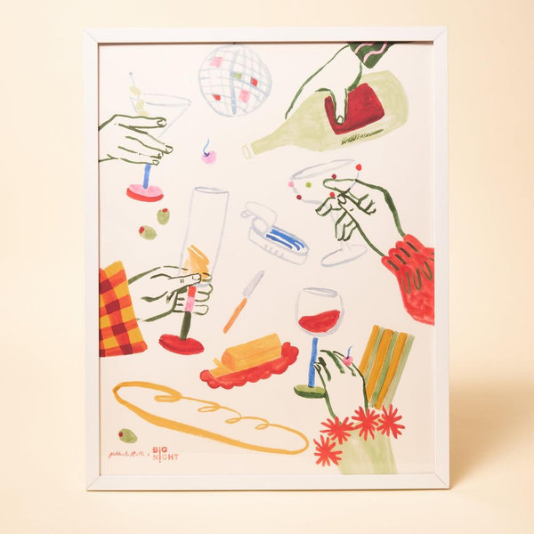 The Dinner Party: A Phthalo Ruth x Big Night Print