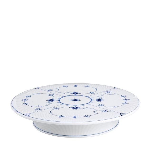 Royal Copenhagen Blue Fluted Plain Cake Platter