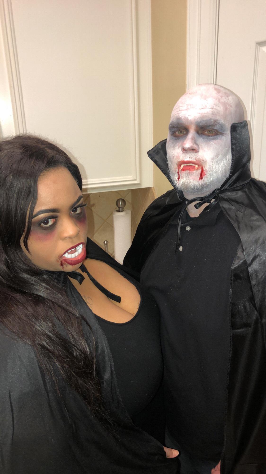 Our VERY first Halloween together! Mr & Mrs Vampire🧛🧛‍♀️