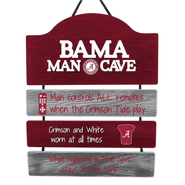 FOCO NCAA Team Logo Mancave Man Cave Hanging Wall Sign