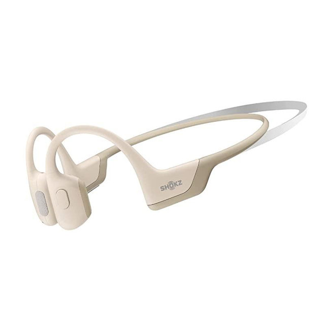 SHOKZ OpenRun Pro Mini - Premium Bone Conduction Open-Ear Bluetooth Sport Headphones - Sweat Resistant Wireless Earphones for Workouts and Running with Deep Base - Built-in Mic, with Headband