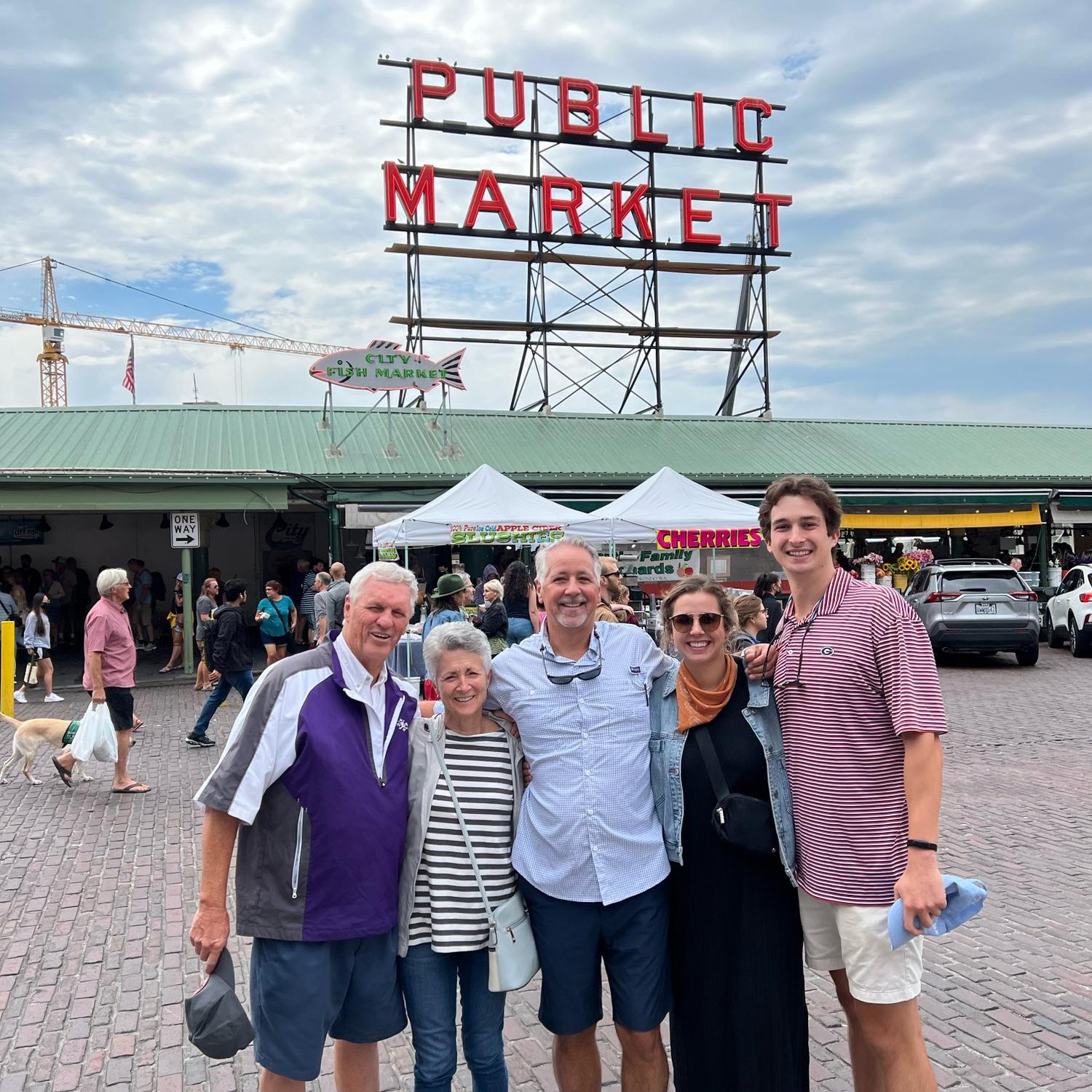 Michael & Jeanie Payne with Danny, Liza, and Jonny in Seattle. Michael will marry L & J on May 10!