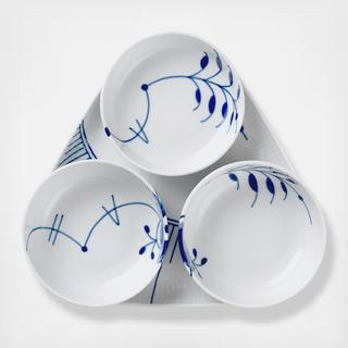 Blue Fluted Mega 4-Piece Serving Set