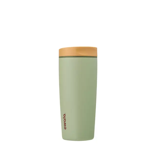Owala SmoothSip Slider 20oz Stainless Steel Leakproof Coffee Travel Mug - Shelled Pistachio
