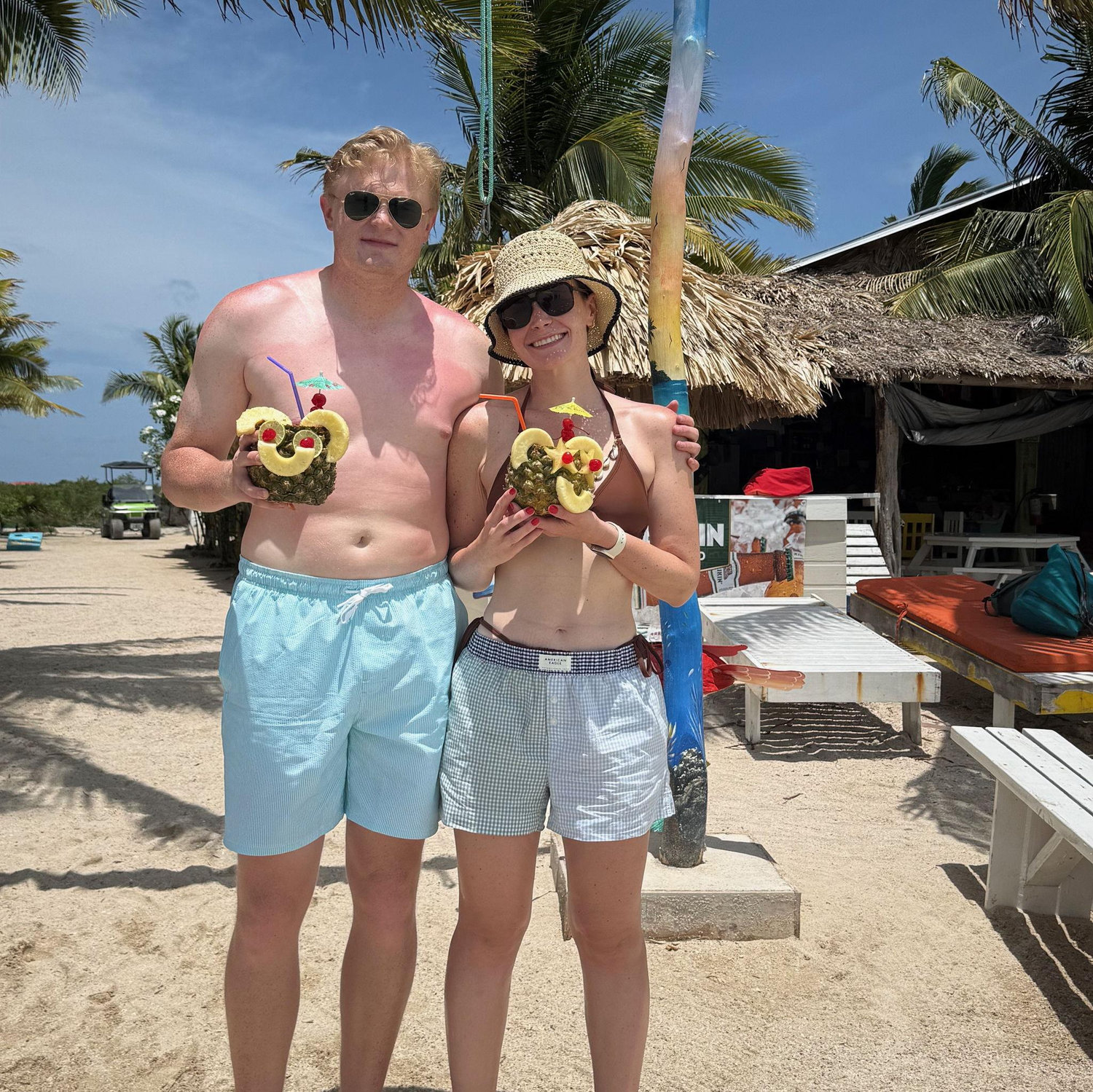 July 2025: Trip to San Pedro, Belize with Anna's family.