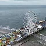 Atlantic City Boardwalk, Steel Pier, and Beach