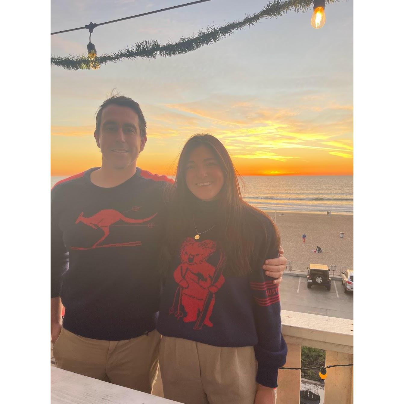 Loving our new home and these sunsets!
Christian Jewett and Breada Farrell