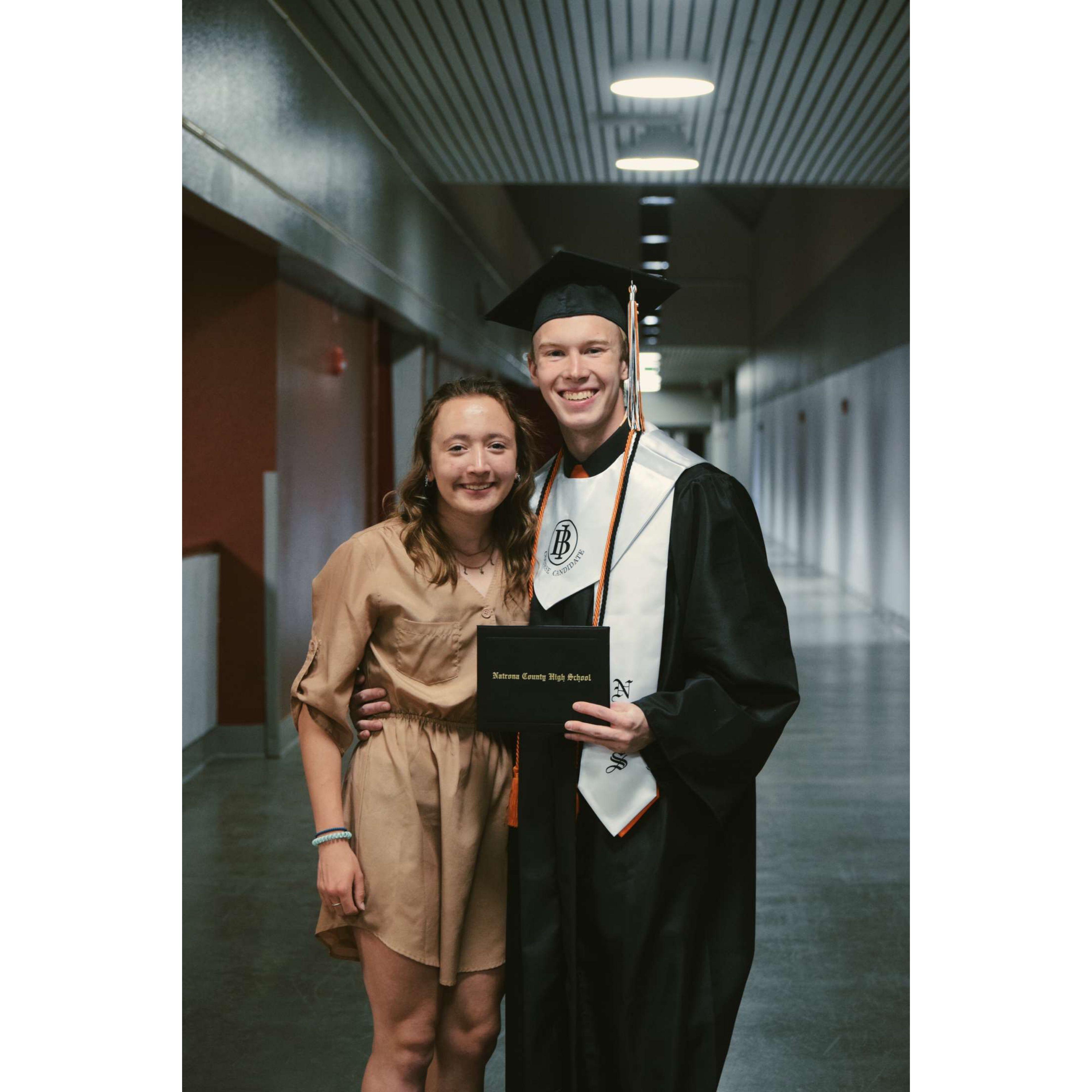 Caleb’s Graduation We had our first Kiss that night
