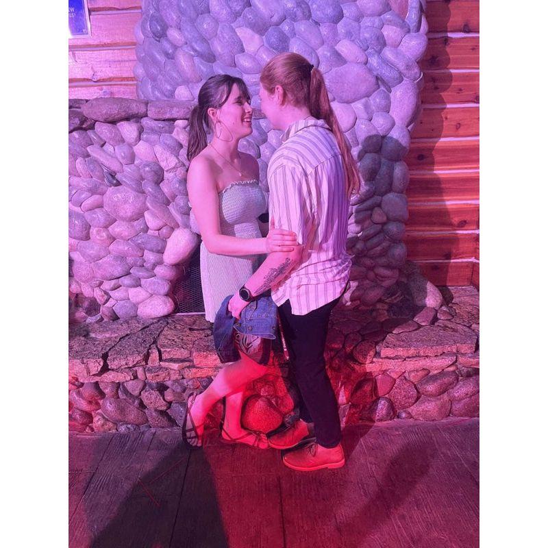 Hannah (Christina's sister) snapped this great picture while we were out for her 21st birthday