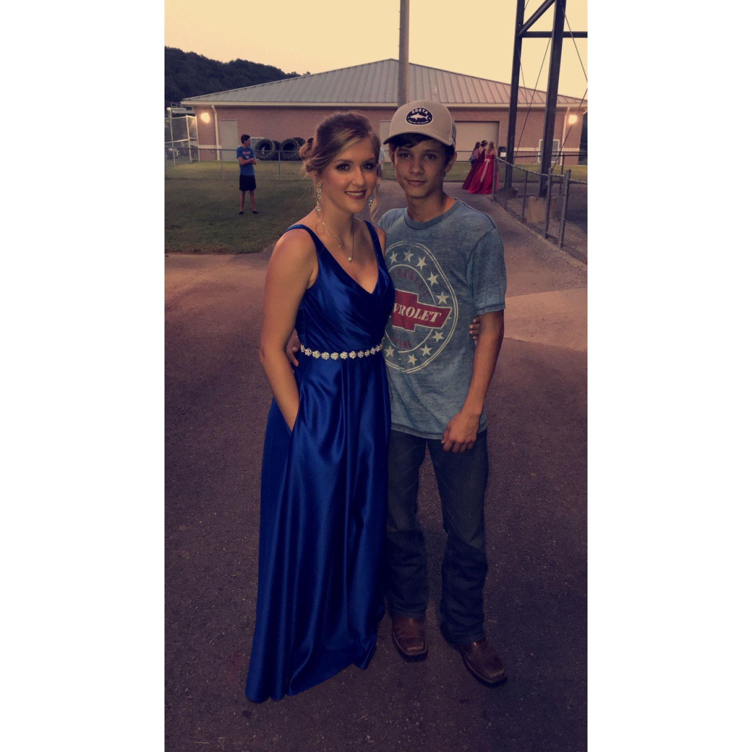 Blake & Chelsey's very first picture together
