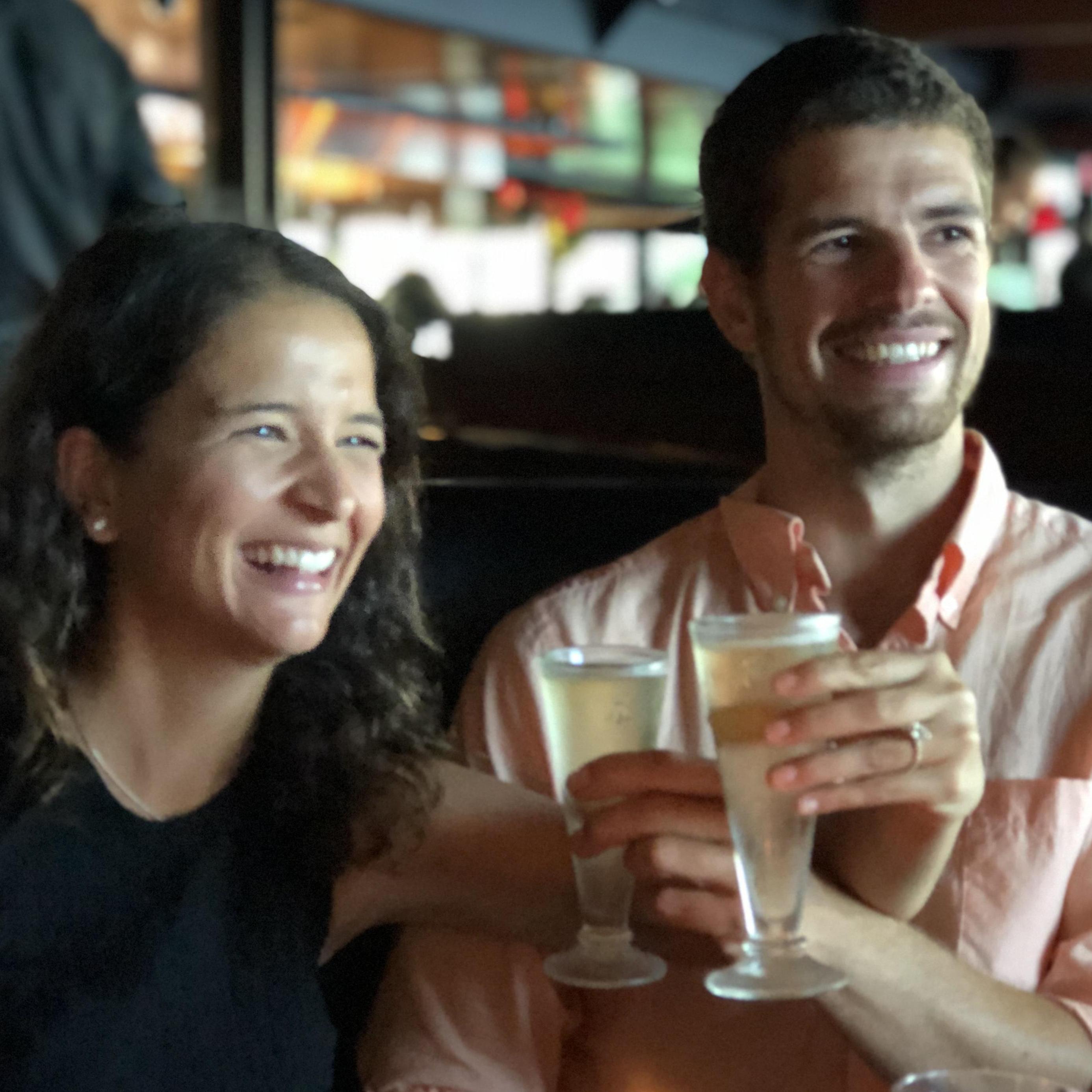 Celebrating our engagement!