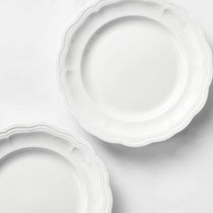 Pillivuyt Queen Anne Porcelain Salad Plates, Set of 4