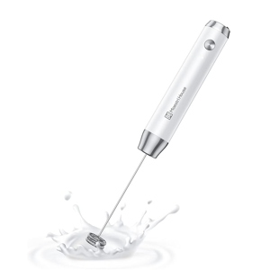Maestri House Rechargeable Milk Frother, White