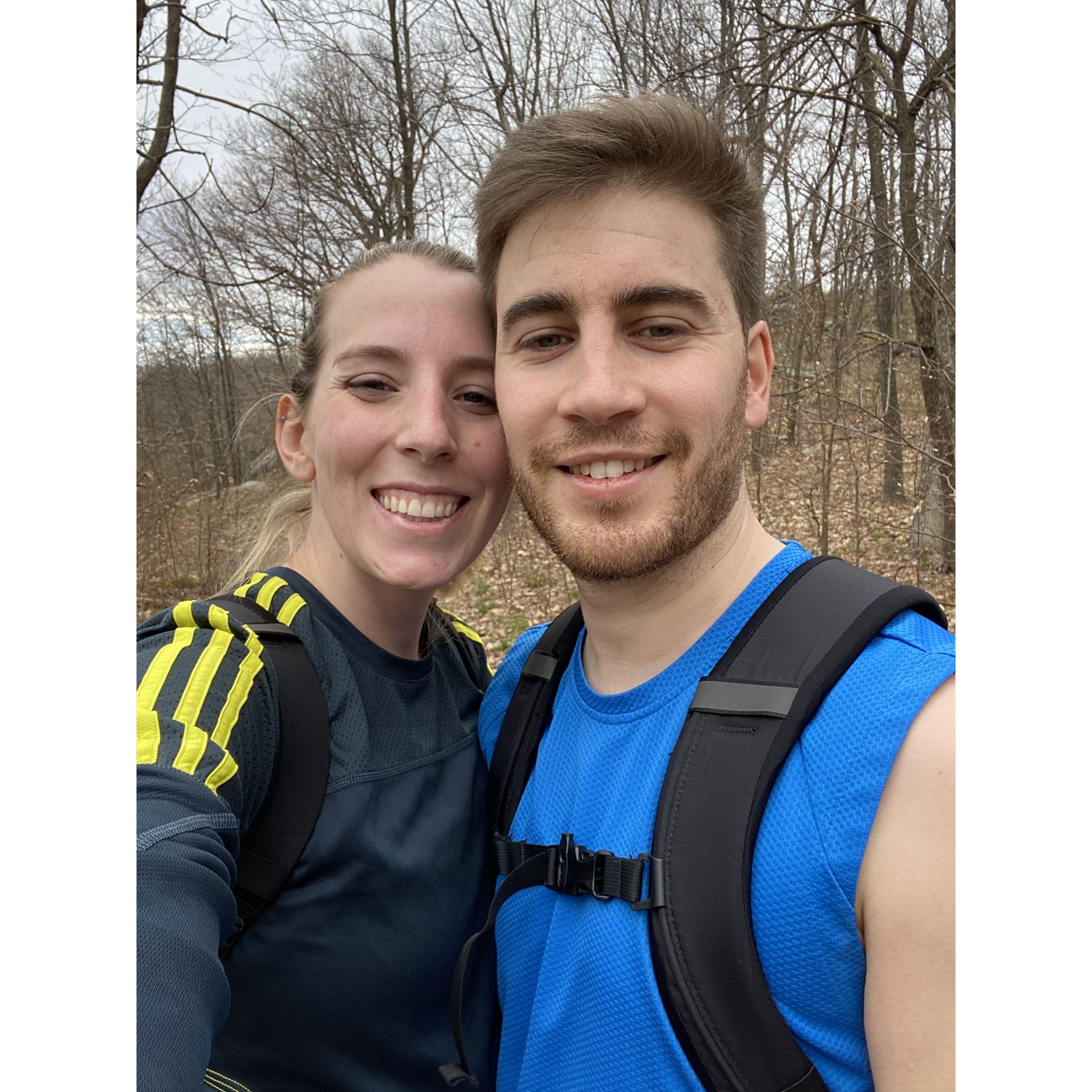 Even in the colder months we tried to keep up our hiking and get outside of NYC into nature