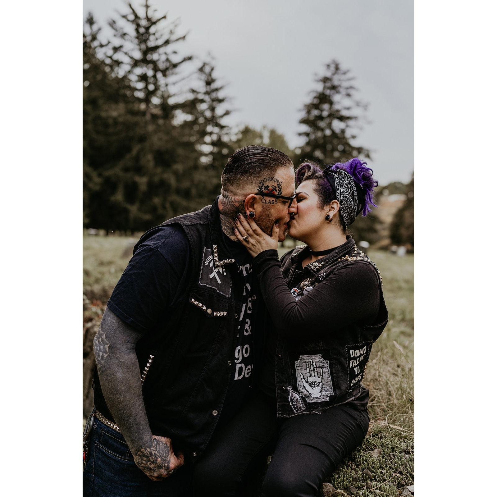 Engagement photo by Nomadic Weddings